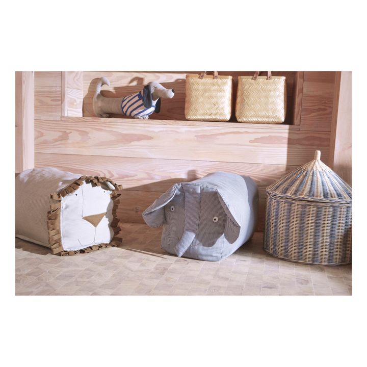 Circus Wicker Storage Baskets - Set of 2 | Blue- Product image n°2