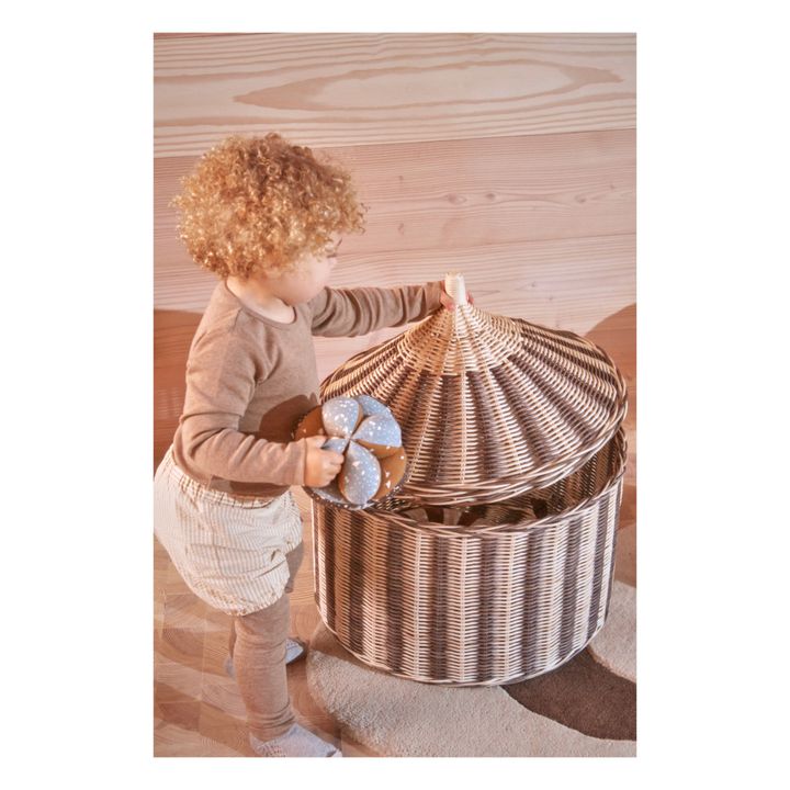 Circus Wicker Storage Baskets - Set of 2 | Hazel- Product image n°3