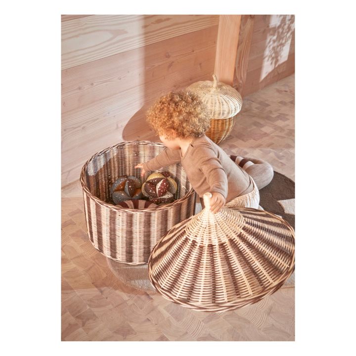 Circus Wicker Storage Baskets - Set of 2 | Hazel- Product image n°4
