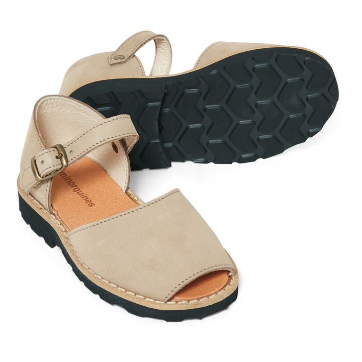 Frailera Nubuck Buckle Sandals | Brown- Product image n°2