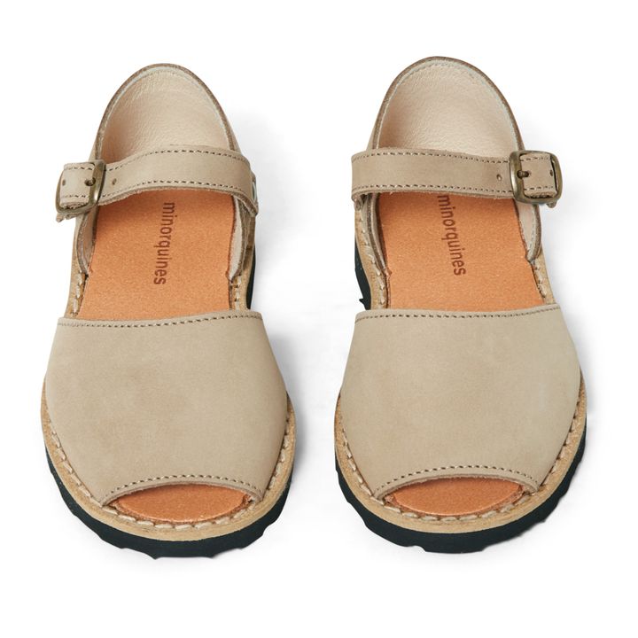 Frailera Nubuck Buckle Sandals | Brown- Product image n°3