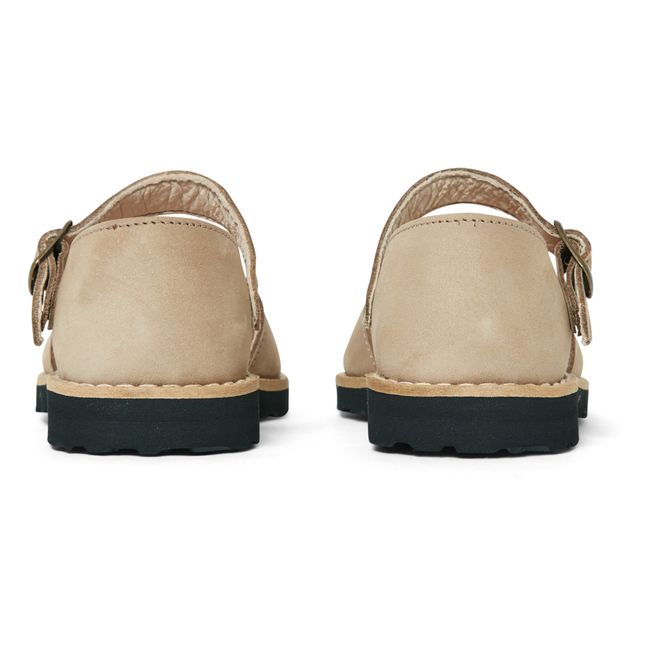 Frailera Sandalen Schnalle Nubuk | Braun