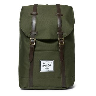 herschel army green backpack