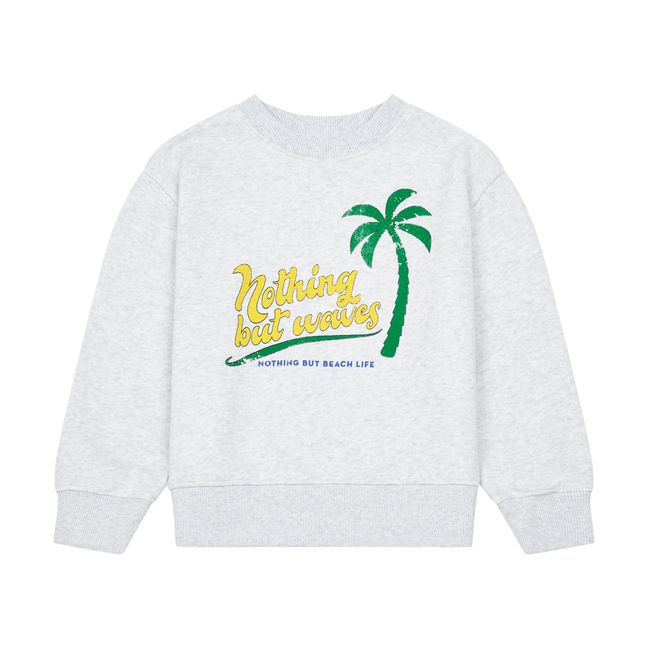 Organic Cotton Sweatshirt | Light eather grey