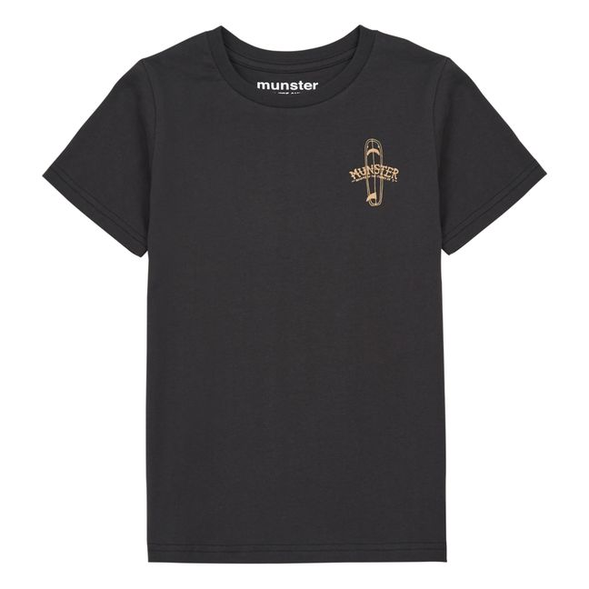 T-Shirt mit Print  Schwarz