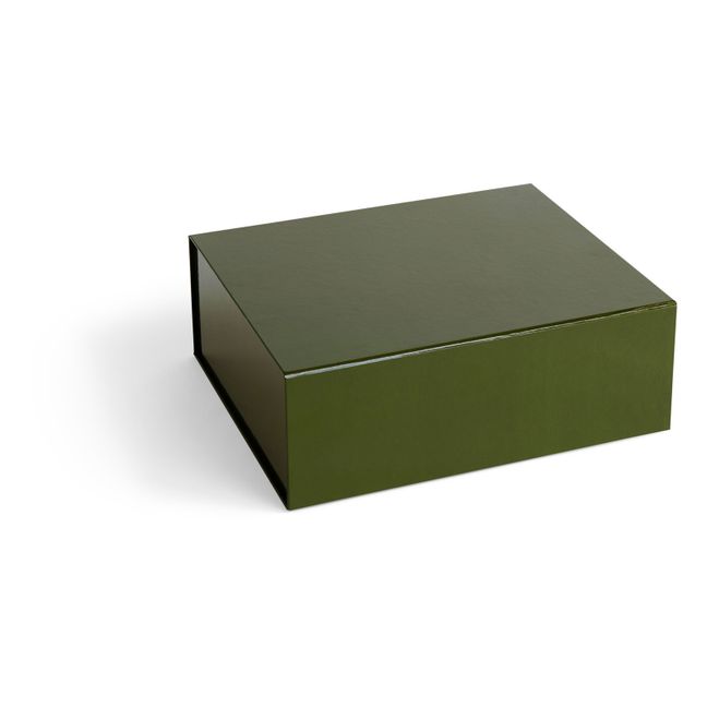 Caja de almacenaje Verde oliva