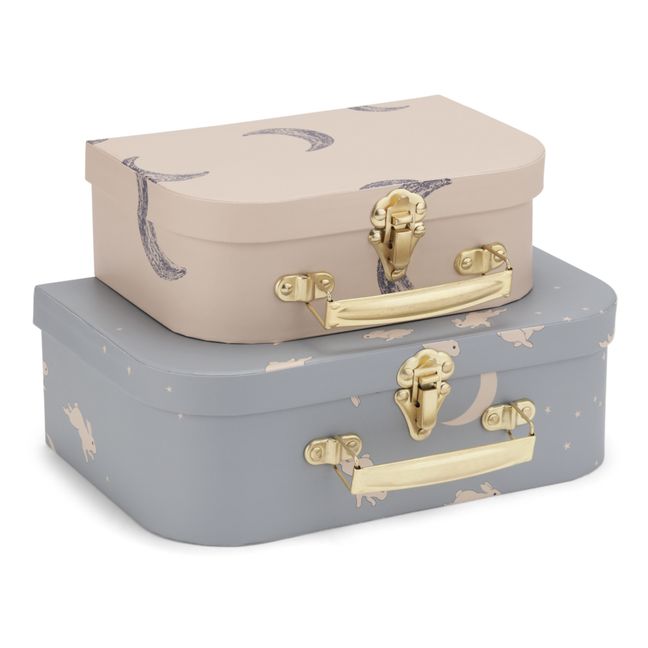 Small FSC Cardboard Suitcases - Set of 2 Ochre