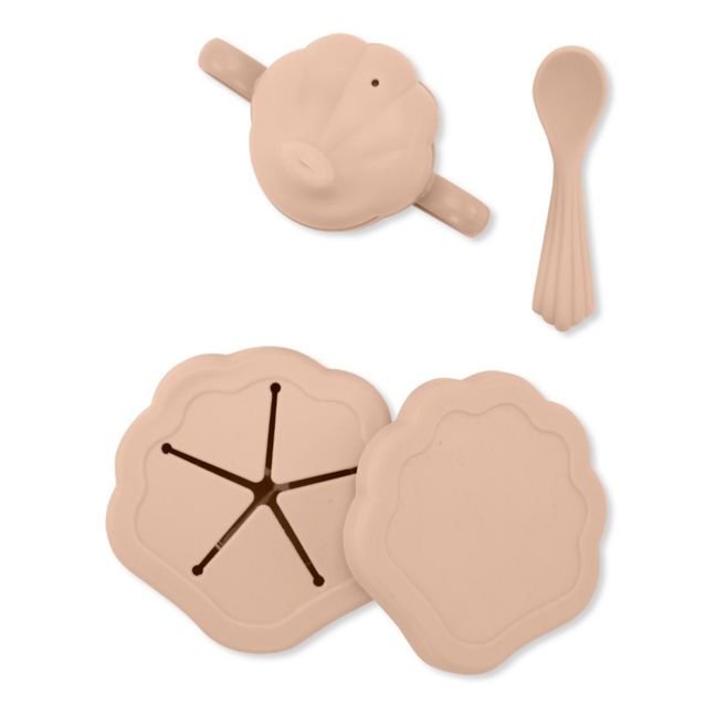 Geschirr-Set aus Silikon Clam | Mattrosa