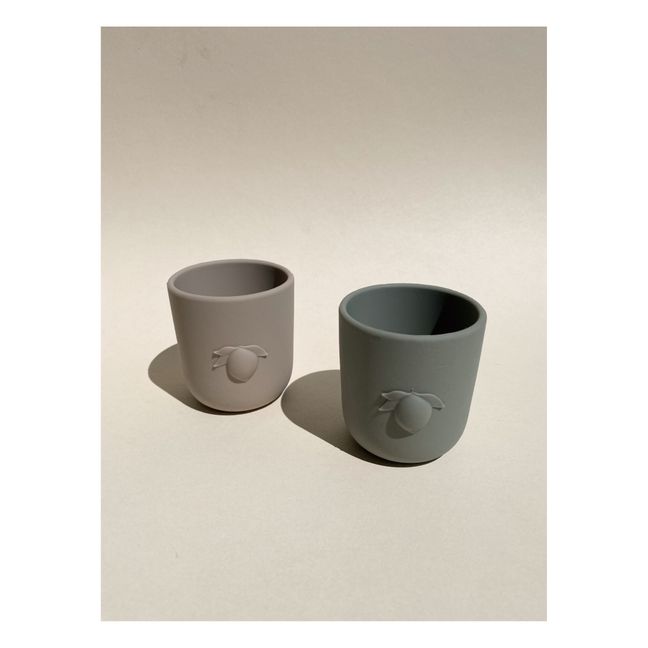 Tazas de silicona - Set de 2 | Gris