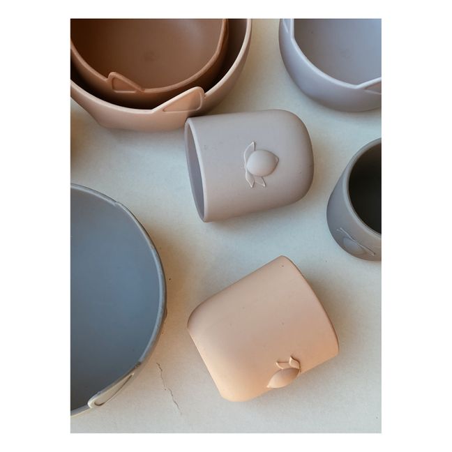 Gobelets en silicone - Set de 2 | Gris