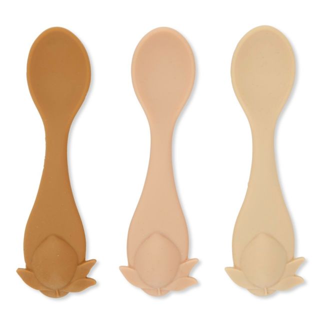 Silicone Lemon Spoons - Set of 3 | Pink