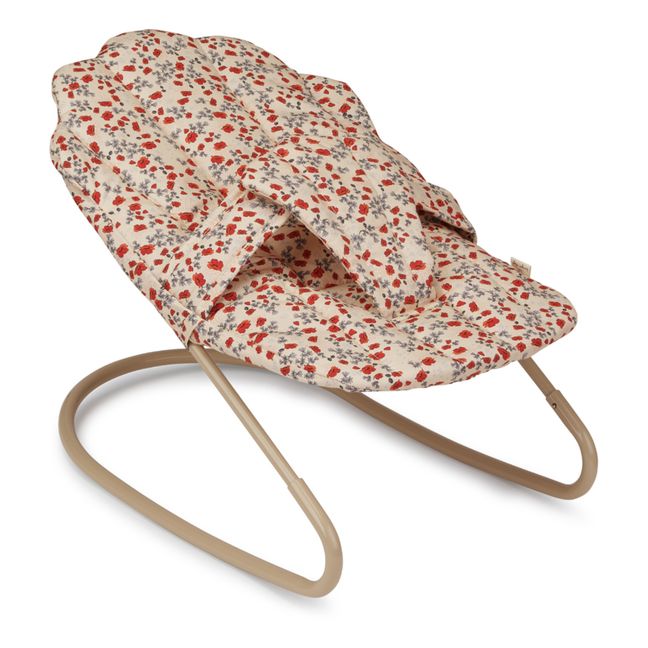 Organic Cotton Doll Baby Bouncer Red