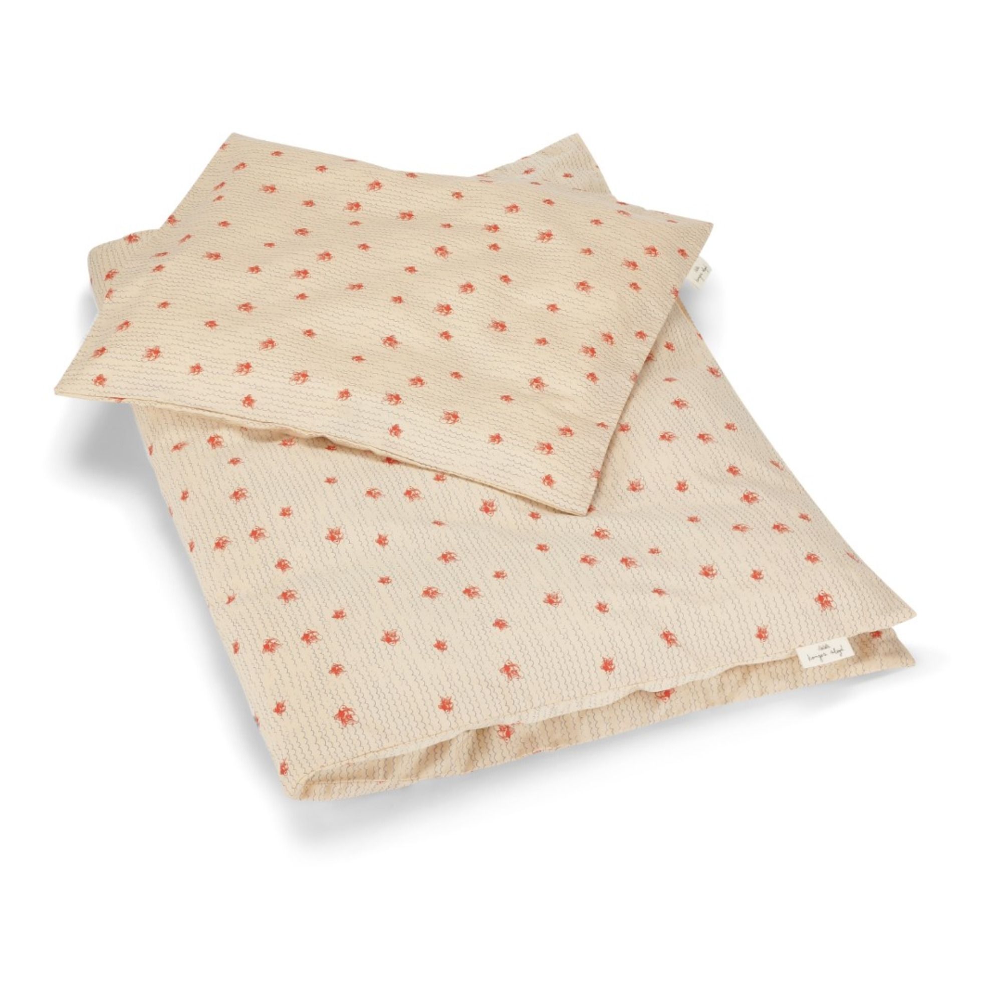 Organic Cotton Bedding Set Beige- Product image n°0