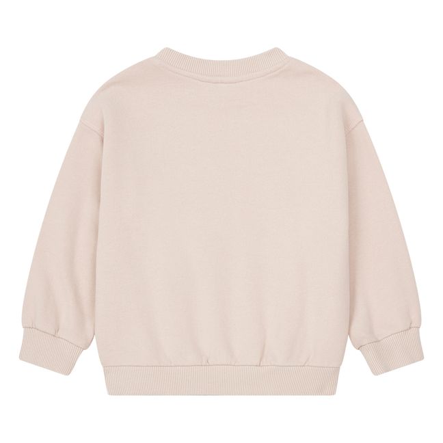Raglan Organic Cotton Sweatshirt Pale pink