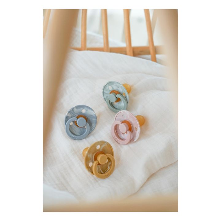 Tétines en caoutchouc naturel Tie & Dye - Set de 2 | Blush- Image produit n°1