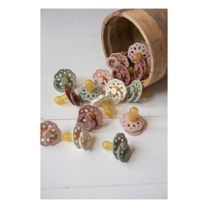 Tétines en caoutchouc naturel Bohème - Set de 2 | Blush- Image produit n°3