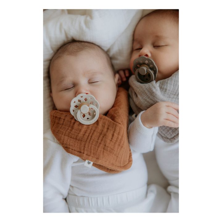 Tétines en caoutchouc naturel Bohème - Set de 2 | Blush- Image produit n°5