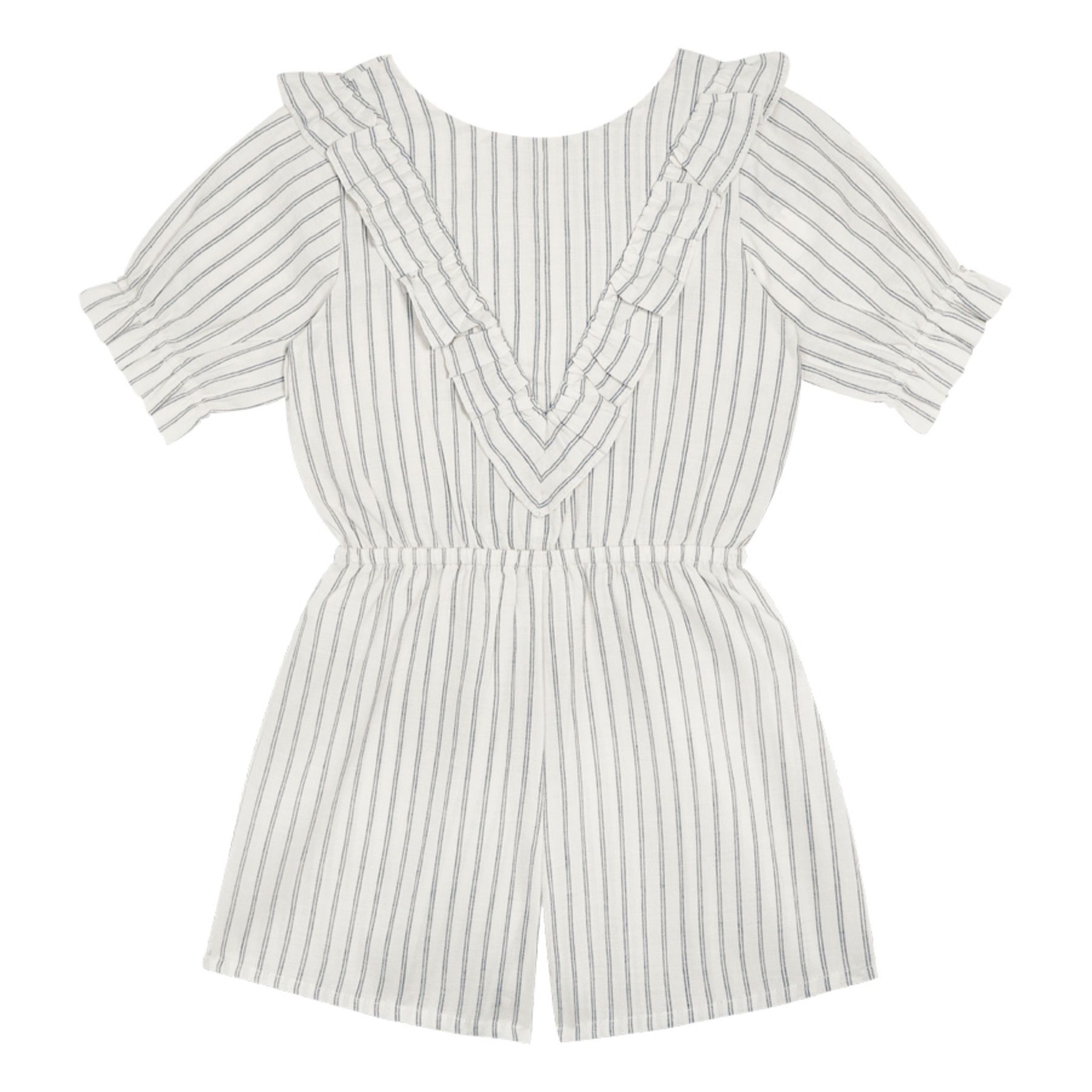 black and white striped playsuit