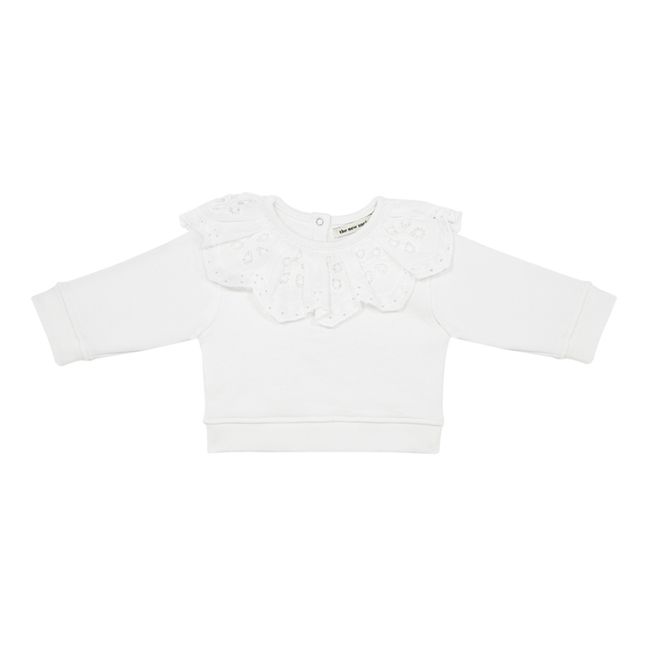 Catarina Organic Cotton Sweatshirt Off white