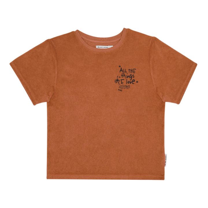 Terrycloth T-shirt Orange