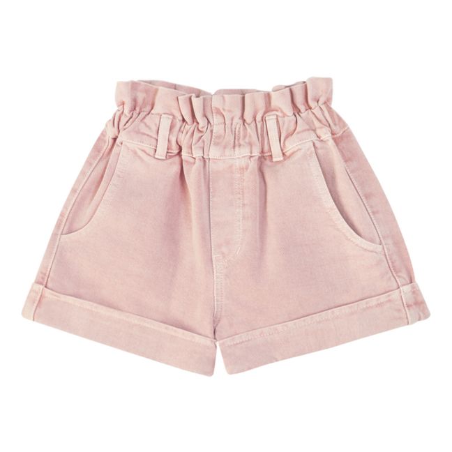 Luisa Denim Shorts Pale pink