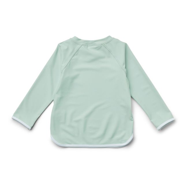 T-Shirt Anti-UV Manta Verde acqua