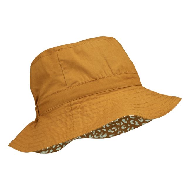 Sander Organic Cotton Reversible Bucket Hat | Caramelo