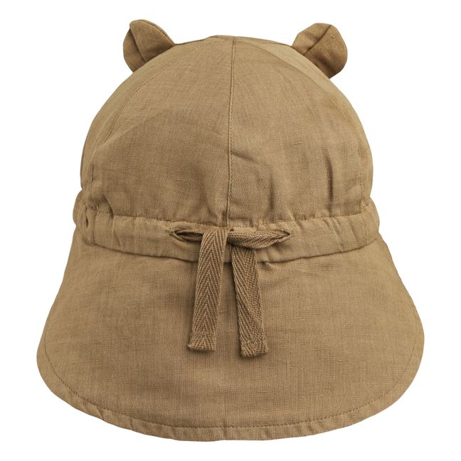 Sombrero Gorm de lino y algodón orgánico Marrón