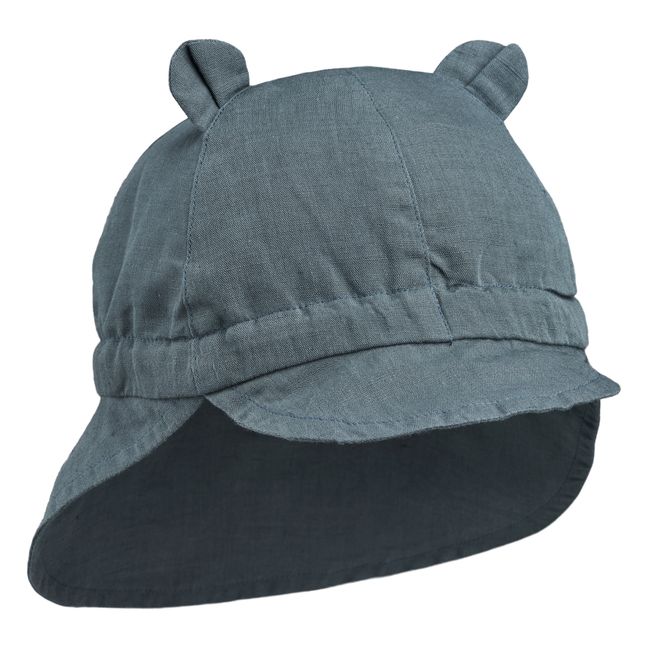 Sombrero Gorm de lino y algodón orgánico Azul