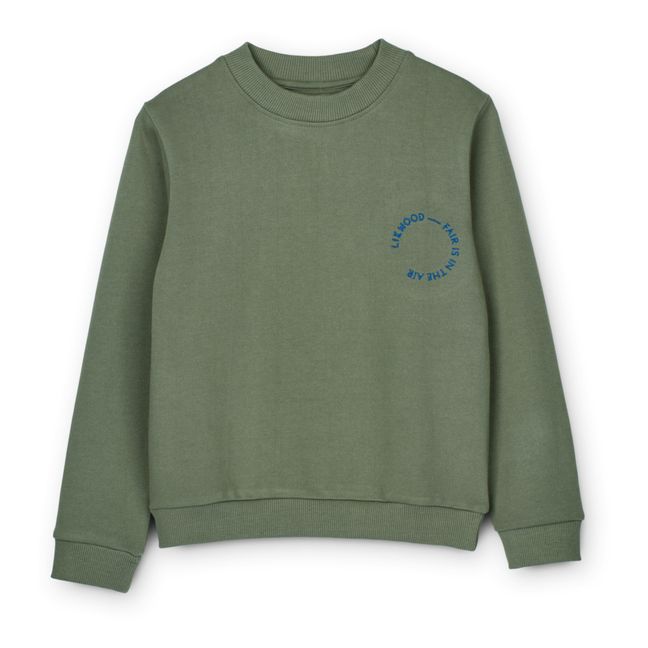 Sweatshirt Bio-Baumwolle Thora Grün