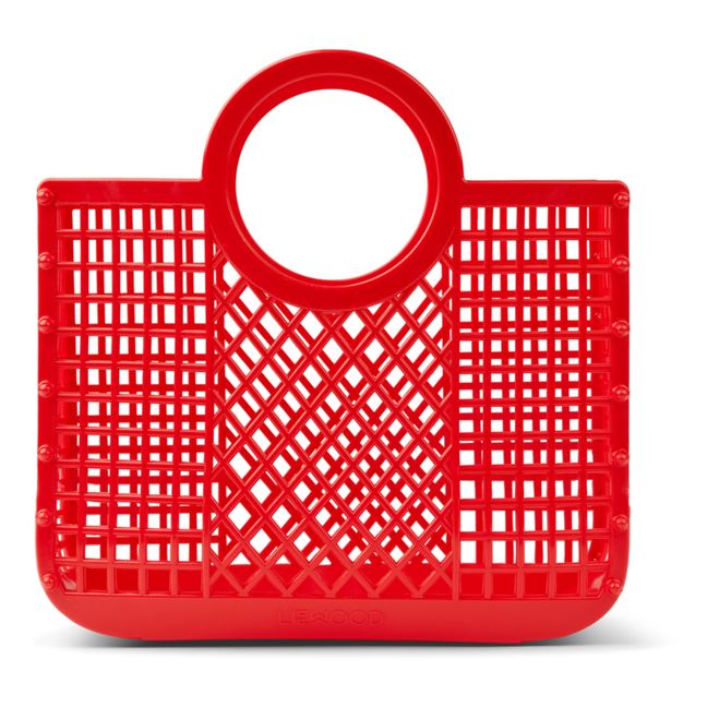Samantha Recycled Material Basket | Red