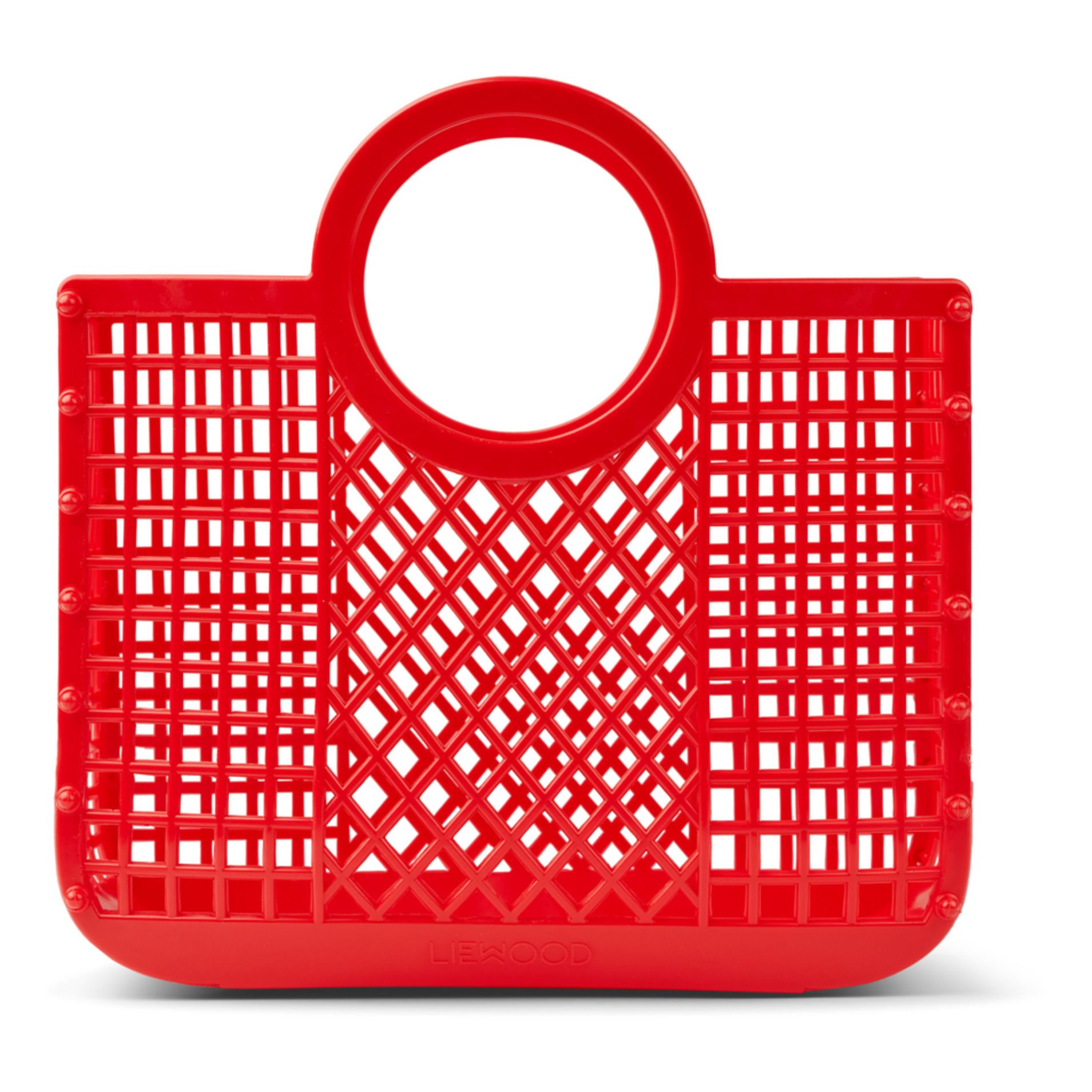 Samantha Recycled Material Basket Red- Product image n°0