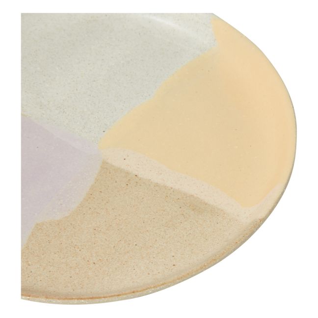 Assiette Belguim en argile | Lilas