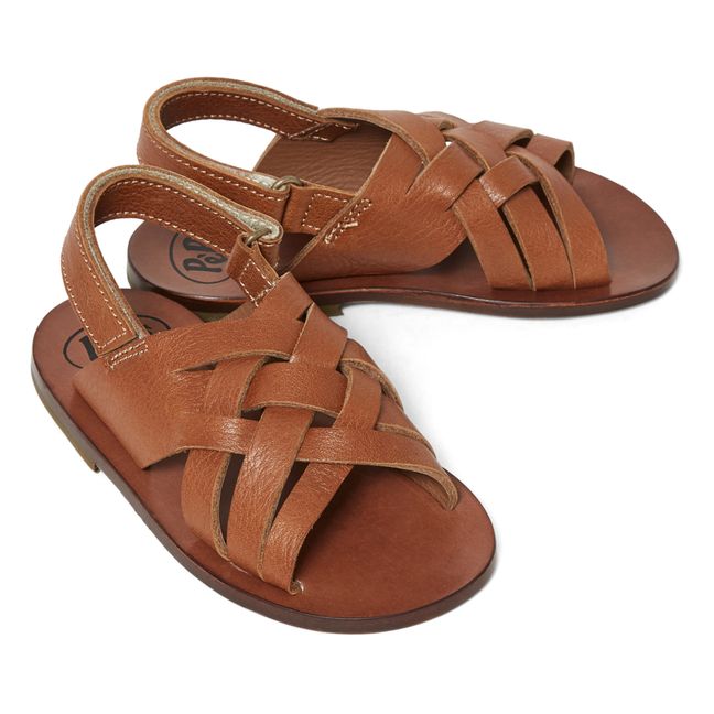 Braided Sandals | Brown