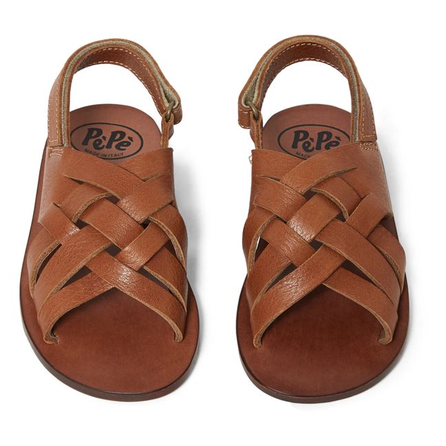 Braided Sandals | Brown