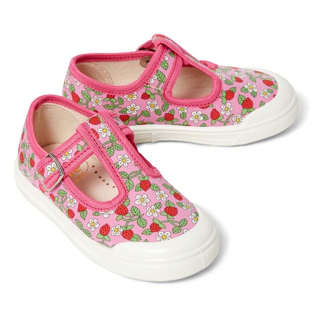 Buckle Sneakers Pink