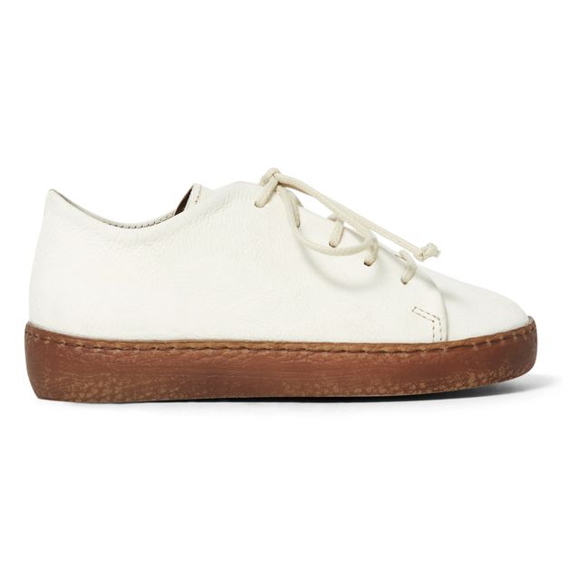 Lace-Up Sneakers Crema