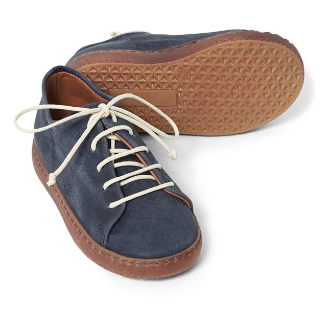 Lace-Up Sneakers Navy