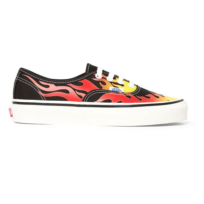 Authentic Anaheim Flame Sneakers - Adult Collection  | Black