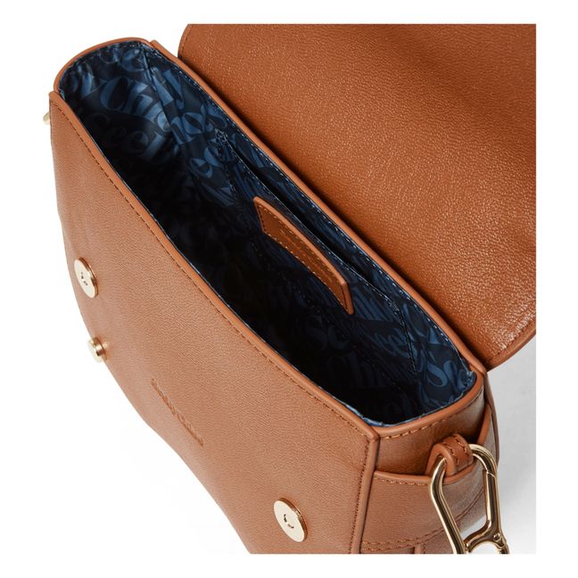 Mara Braided Leather Bag Caramel