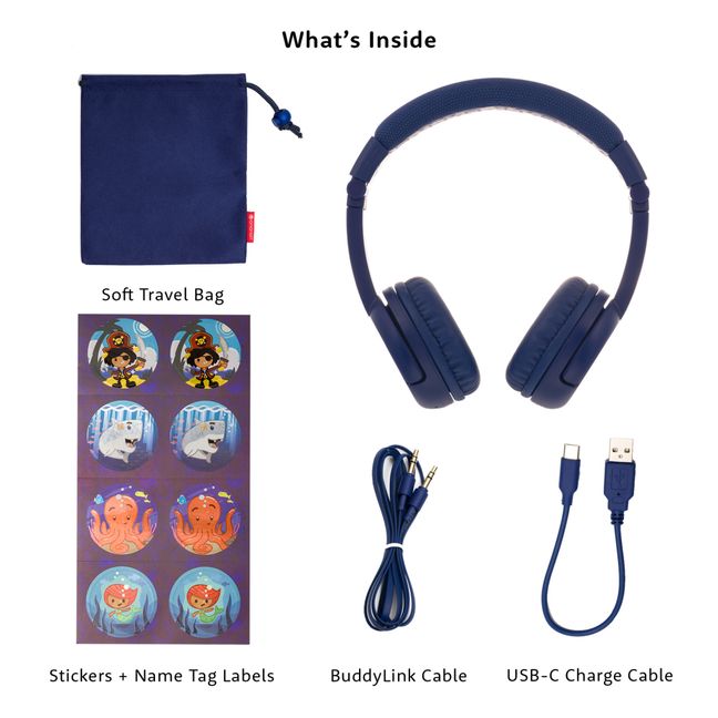 Kids’ Headphones Navy blue