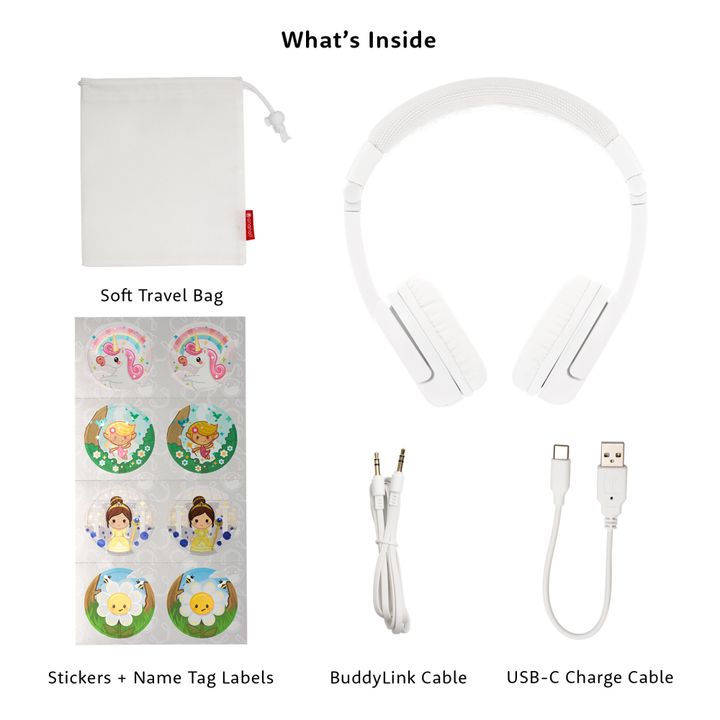 Kinder-Kopfhörer | Weiß- Produktbild Nr. 7