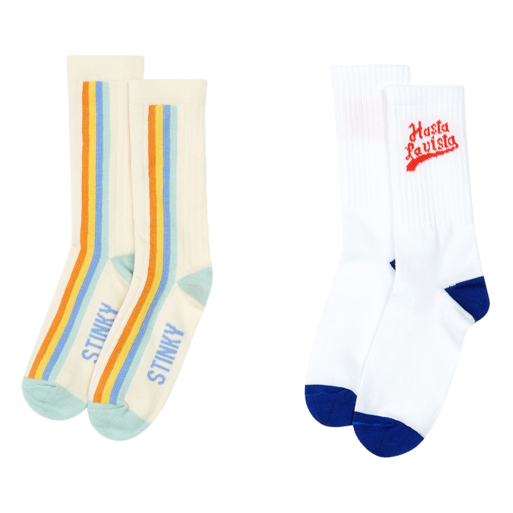 Socken Stinky Vista  2er-Pack Weiß- Produktbild Nr. 1