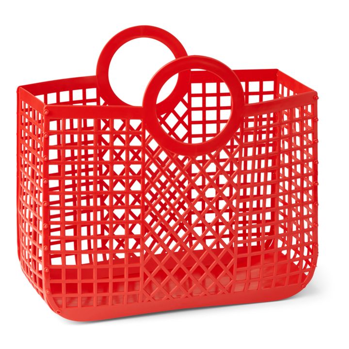 Cesta Bloom de materiales reciclados | Rojo- Imagen del producto n°1