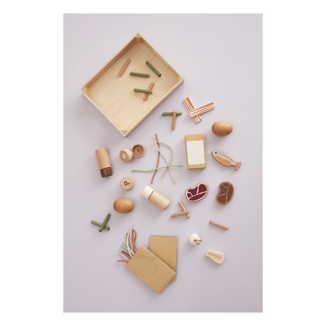 Wooden Toy Food Box