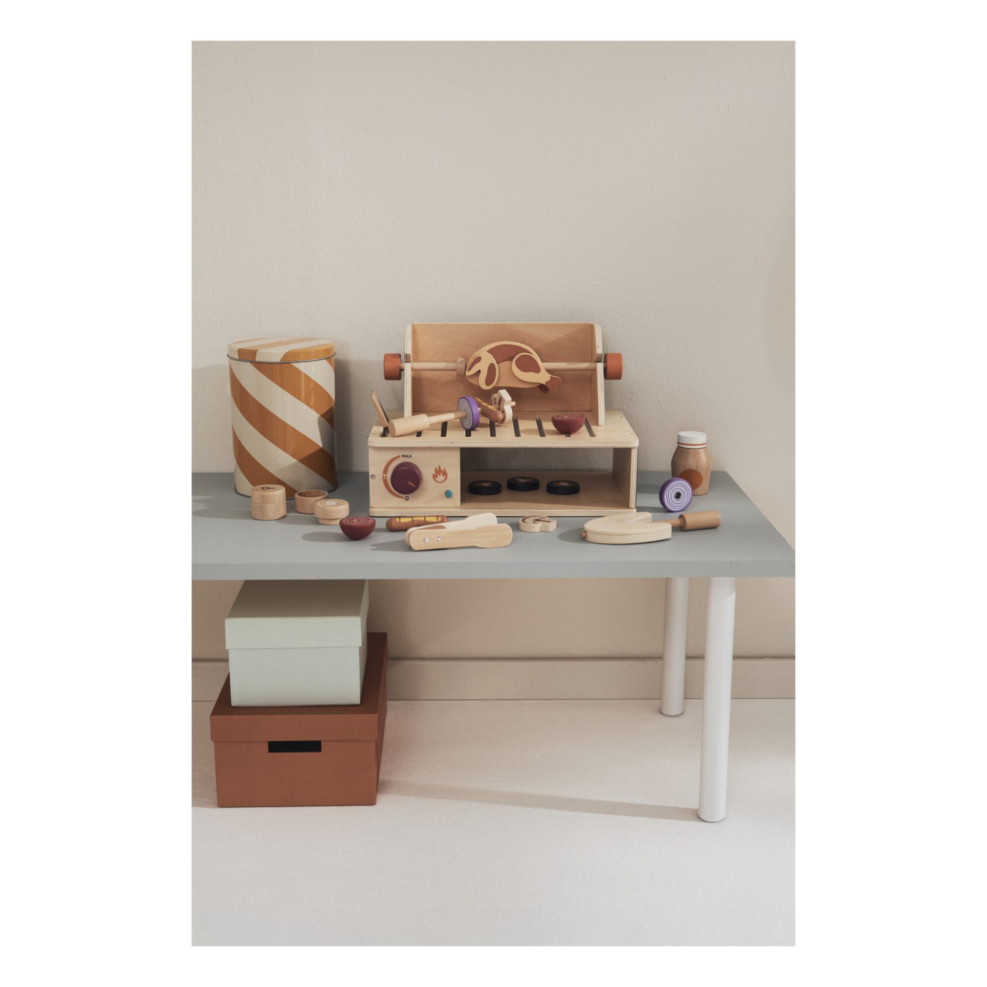 Tabla de planchar de madera con plancha y funda Kids Concept