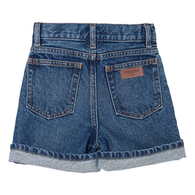 Shorts de tiro alto Cherryl | Vaquero