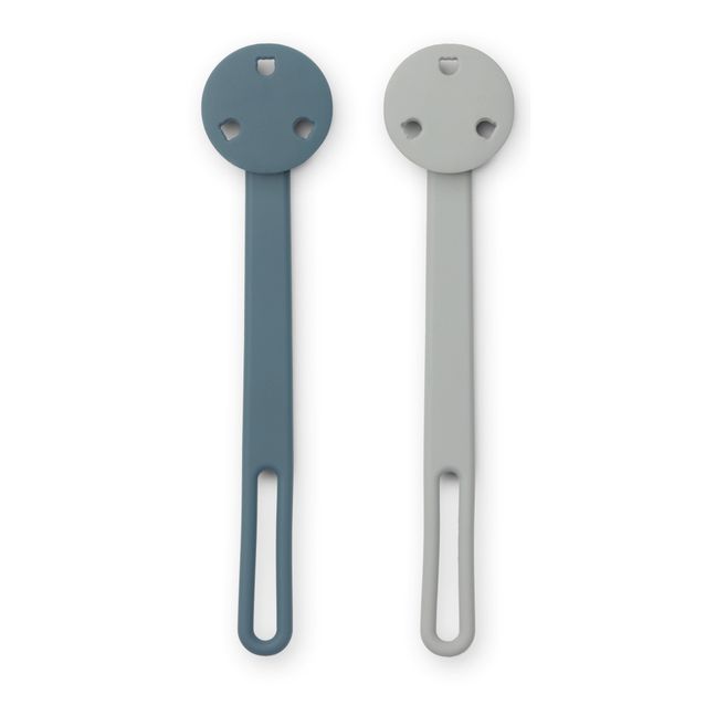 Willow Dummy Clips - Set of 2 Grey blue