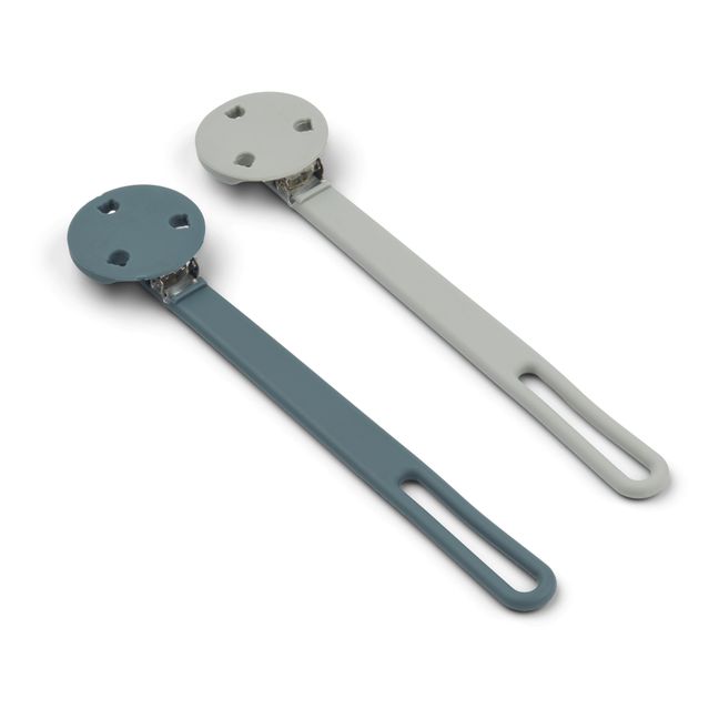 Willow Dummy Clips - Set of 2 Grey blue