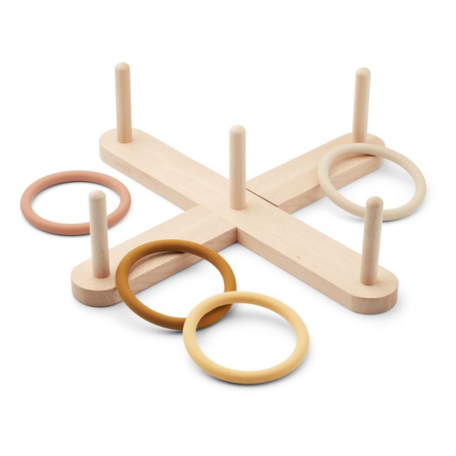 Wooden Ring Toss Set | Pink